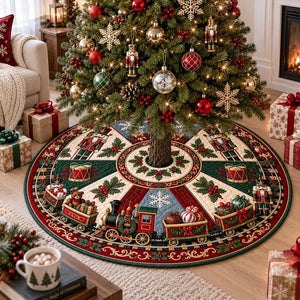Vintage Quilted Nutcracker Christmas Tree Skirt, Custom Holiday Tree Mat f2a676b2-04a2-43d0-93c4-68a80bf54b88-ggfgf-5-.webp