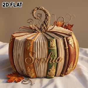 Personalized Fall Book Pumpkin Wooden Block, Custom Pumpkin Book Nook Decor for Book Lovers, Unique Librarian Gift, Book Lover Gift f2e7a321-522e-4e5e-a89b-fd42ed7e320b-5.jpg