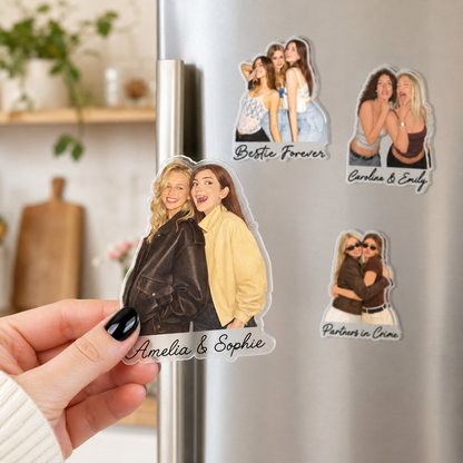Personalized Besties Photo Portrait Magnets, Custom Best Friend Fridge Magnet, Acrylic BFF Picture, Galentines Day Gift, Sister Gifts f2f6fb1a-67cb-4b1e-82f1-5019d54b837b-2.png
