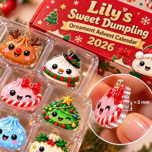 Christmas Dumpling Advent Calendar 2026, 24 Custom Dumpling Charms, Family Countdown Calendar, Kids Holiday Gift, Blind Box Xmas Gift John f31954a7-bb9c-4c0c-ad1e-62c8f84102d8-il_1588xN.8630327131_mfai.jpg