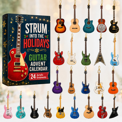 Strum Into The Holidays Advent Calendar 2026 - 24-Day Festive Countdown, Acrylic Charms Blind Box - Gift For Guitar Lovers f32dc01b-7197-4db1-be2b-a51a9524b7d6-guitar-box-charms.png