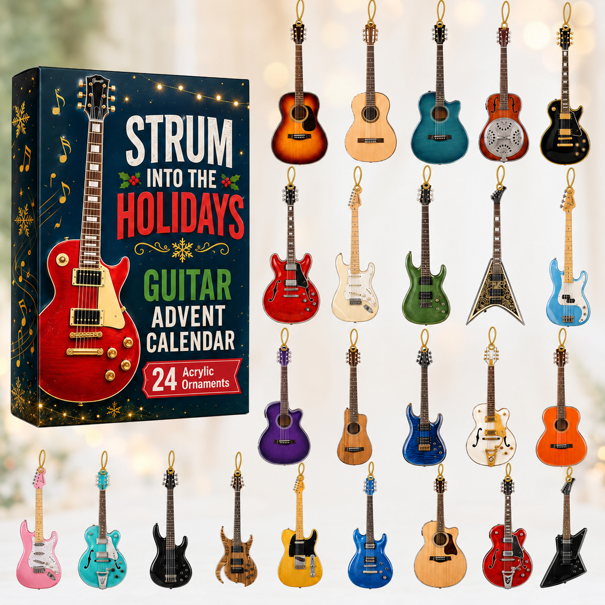 Strum Into The Holidays Advent Calendar 2026 - 24-Day Festive Countdown, Acrylic Charms Blind Box - Gift For Guitar Lovers f32dc01b-7197-4db1-be2b-a51a9524b7d6-guitar-box-charms.png