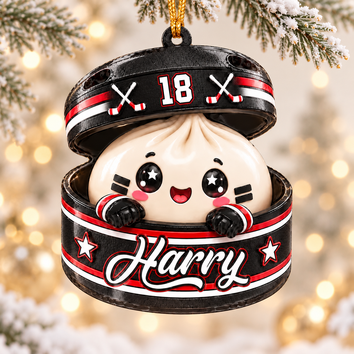 Personalized Hockey Dumpling 3D Relief Ornament, Hockey Player Gift, Squishy Ornament, Custom Ice Hockey Player Keepsake, Hockey Gift f32f7716-23c2-4a4b-a144-31a5dbdd7ee3-1347e16f-ed4f-46cd-a918-73257ad261bc.png