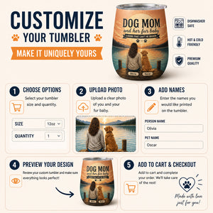 Dog Mom & Fur Baby — Custom Portrait Wine Tumbler - Personalized Wine Tumbler f3480e3c-3aa3-429e-a190-9b778697396d.jpg