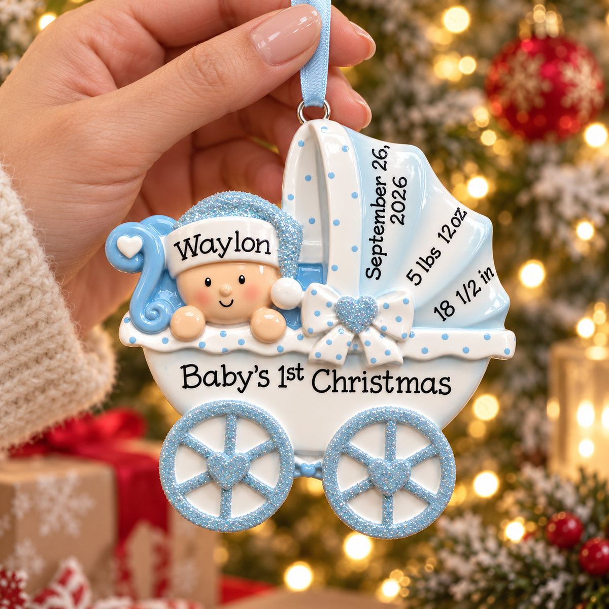 Baby's First Christmas, Personalized Baby Boy in Stroller Christmas Ornament, 1st Baby Ornament, Newborn Birth Stats Ornament,Xmas Gift 2026 f3509f8b-b050-44af-a407-4b633dc43f5e-d84bd194-6f8a-40c2-8527-421d3bbc0858.png