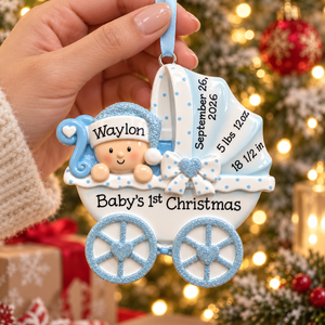Baby's First Christmas, Personalized Baby Boy in Stroller Christmas Ornament, 1st Baby Ornament, Newborn Birth Stats Ornament,Xmas Gift 2026 f3509f8b-b050-44af-a407-4b633dc43f5e-d84bd194-6f8a-40c2-8527-421d3bbc0858.png
