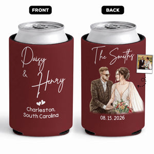 Wedding Cheers - Personalized UV Printed Cup Cover - Wedding Gift f357f581-1c82-47ce-9428-22101910ba10-1.webp