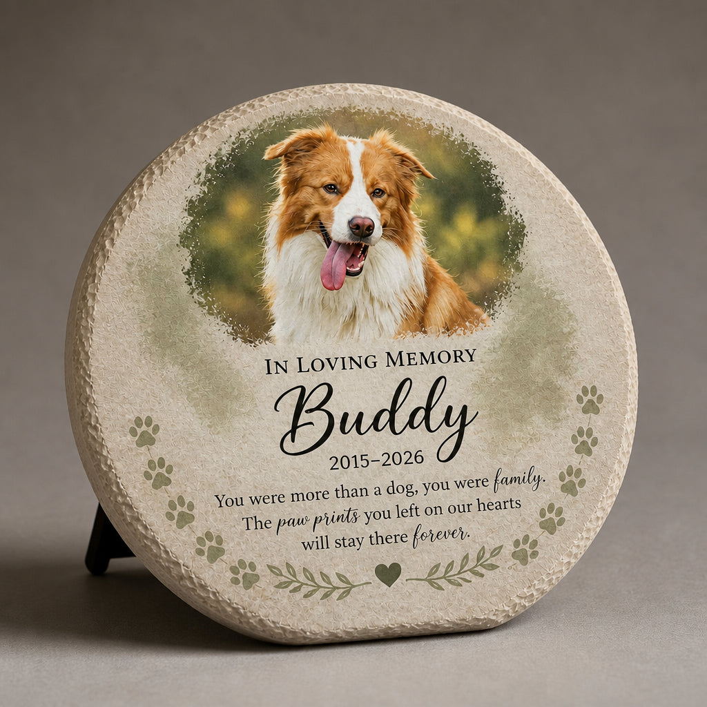 Custom Pet Memorial Stone – In Loving Memory Pawprints - Personalized Memorial Stone f35a5bc5-5adc-4ceb-9db8-83d2108c2885.jpg