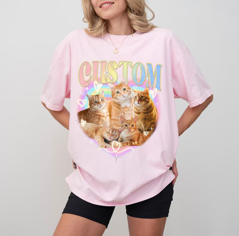 Personalized Cat Bootleg Shirt, Custom Cat Face Bootleg Shirt, Vintage Pet Photo - Name Shirt, Personalized Graphic Tee Dog, Pet Gifts Shirt f37a923c-3585-4dc7-bbbe-04b3309b012e-dfg-3-.jpg