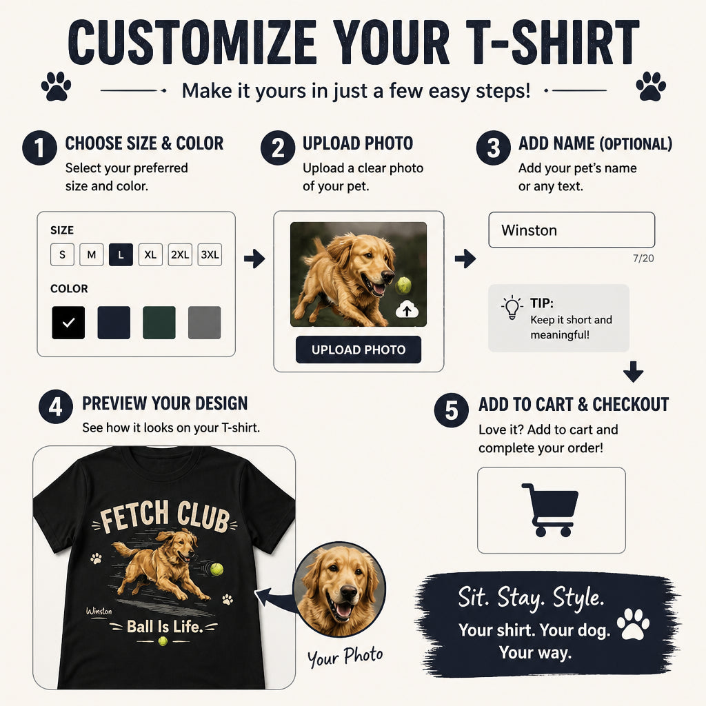 Fetch Club — Pet Photo-to-Art Tee (Ball Is Life) - Personalized T-shirt f3806e45-73d5-489a-a6e4-0cd783d2dd19.jpg