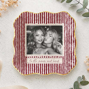 Custom Bestie Photo Jewelry Dish: Ceramic Trinket Tray for Best Friend, Bestie Striped Ring Dish, Birthday Gifts For Bestie f3a682b6-2697-46de-9364-ff10bbe58c37-3.jpg