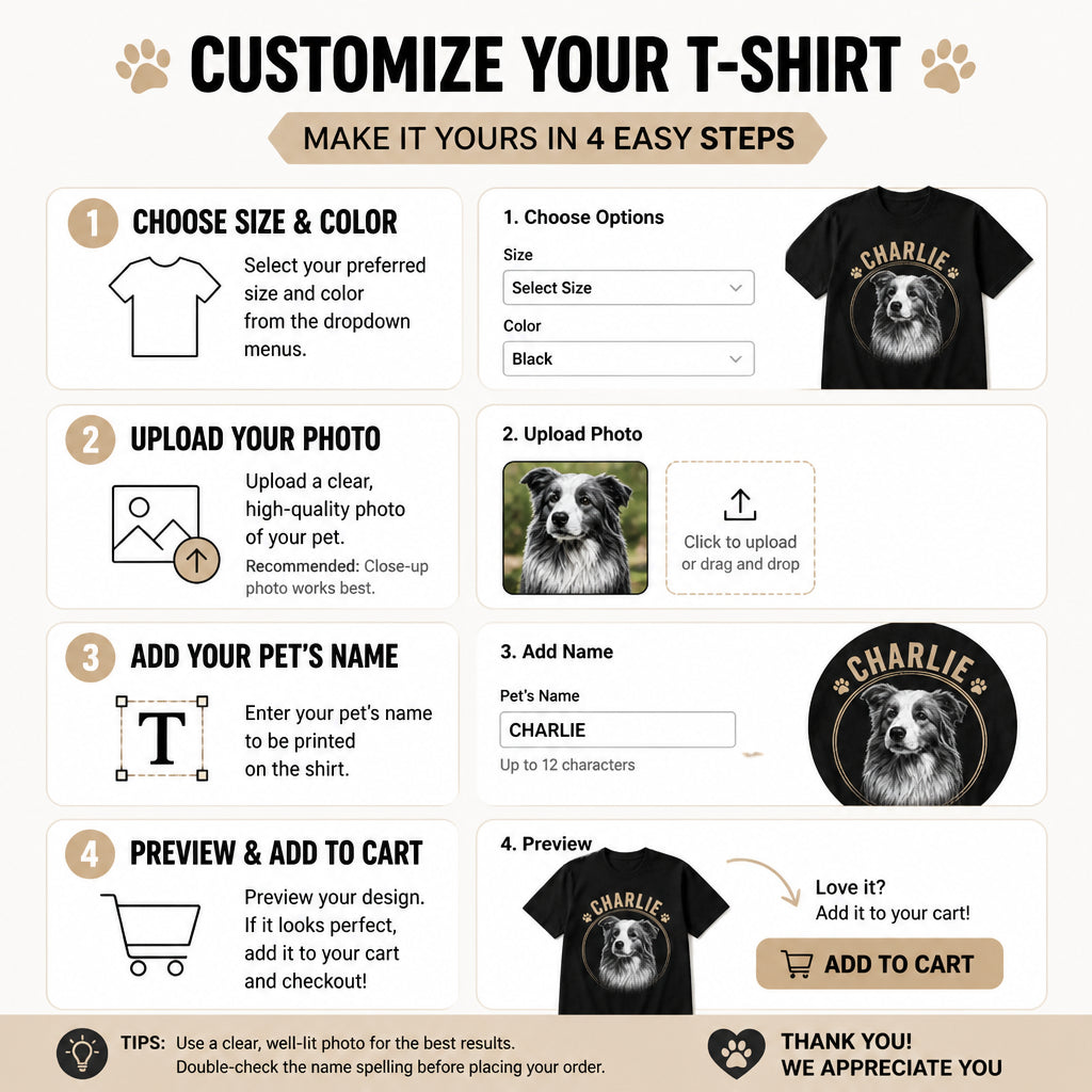 Custom Pet Portrait Name Tee – Arched Badge - Personalized T-shirt f3cc7e29-6cd3-4b3c-a797-d1e4a6e12289.jpg