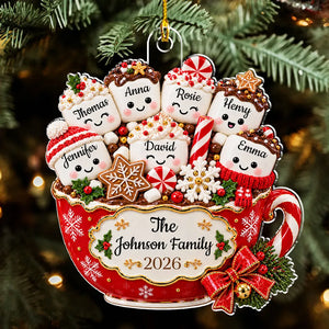 Personalized Hot Cocoa Family Christmas Ornament, Custom Names & Family Name, Marshmallow Mug Keepsake, Christmas Gift for Families f3dce8a2-7c19-44df-a4b8-29788b8eb2ce-banner-2.webp