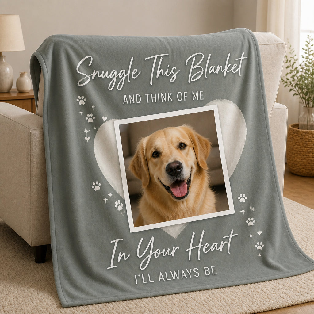 Custom Pet Photo Snuggle Blanket – In Your Heart - Personalized Blanket f4023b25-f74f-4ced-82e6-6ee15e65813f.jpg