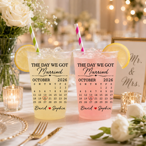 The Day We Got Married - Personalized Frosted Cup - Wedding Gift f40b5eb4-b3c9-4766-90c8-9f5d58a2ad82-banner-1.png