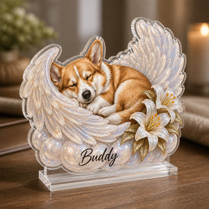 Custom Pet Memorial Acrylic Standee – Angel Moon Portrait with Name - Personalized Acrylic Custom shape Standing 1 layer (FS) f40c9350-b9bb-4813-a0e7-b80a9806ebd9.jpg