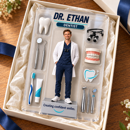 Personalized Dentist Custom Shape Acrylic Table Sign, Custom Photo & Name Desk Decor, Dental School Graduation & Dentist Appreciation Gift f4155f26-ef3e-48ec-9104-425c4900bc90-B-ng-acrylic-nha-s-trong-h-p-qu-2.png