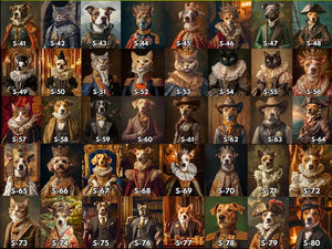 Royal Pet Portrait, Custom Oil Painting on Canvas, Personalized Pet Gift, King Queen Pet Art, Renaissance Pet Painting f41e032f-b3e7-4df7-b58e-42a1cb9f2a5a-trttr-4-.webp