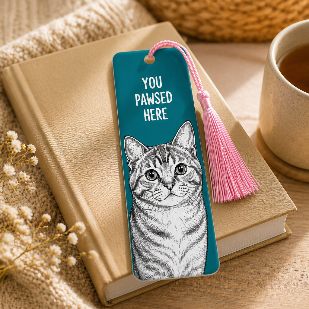 You Pawsed Here Custom Pet Portrait Acrylic Bookmark - Personalized Acrylic Bookmark f451c27e-e6fd-4497-a09b-1c0e65ab9f7e.jpg