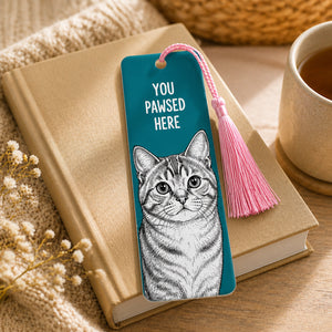 You Pawsed Here Custom Pet Portrait Acrylic Bookmark - Personalized Acrylic Bookmark f451c27e-e6fd-4497-a09b-1c0e65ab9f7e.jpg