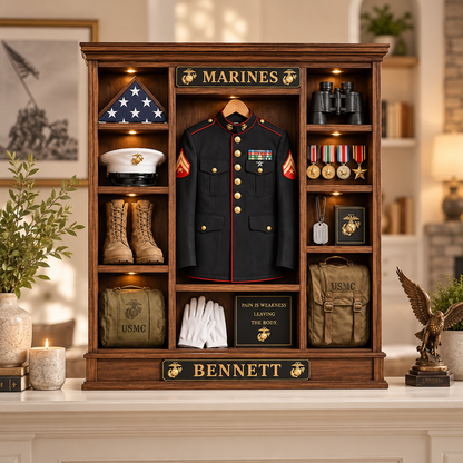 Personalized Marine Corps Wooden Block, Custom USMC Uniform Shelf Sitter, Veteran Retirement Gift, Military Service Decor,Veteran Gift Decor f4523578-7472-43b8-b53b-021120ac766e-cb07104f-ae4f-407c-b393-6daf6b0ae823.png