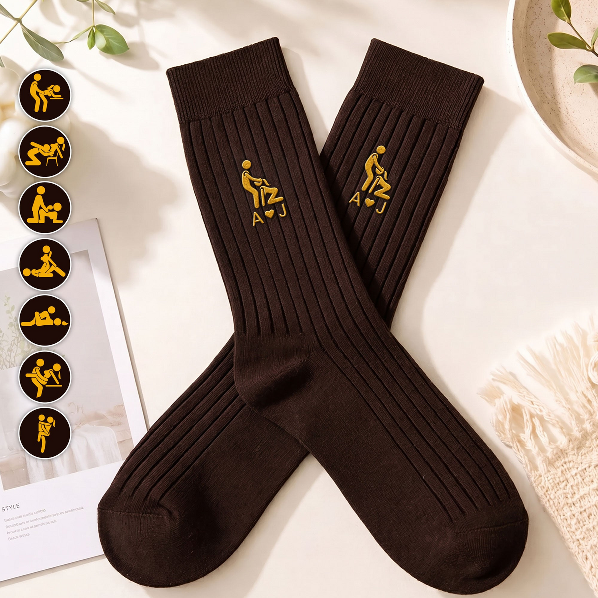 Funny Gifts For Husband Gifts For Men Custom Name Naughty Couple - Personalized Socks f46faabc-7ae1-4d08-9b9d-32590de3afc6-t-i-xu-n.png