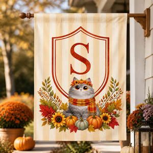 Autumn Cat Monogram Garden Flag - Personalized Family Flag f480117a-8c58-428a-bae6-f507ed39b8ea.png