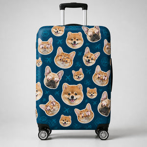 Custom Pet Face Luggage Cover – Travel Sticker Pattern - Personalized Luggage Cover f4827afc-a441-4e1c-8812-b3896b402ddb.jpg