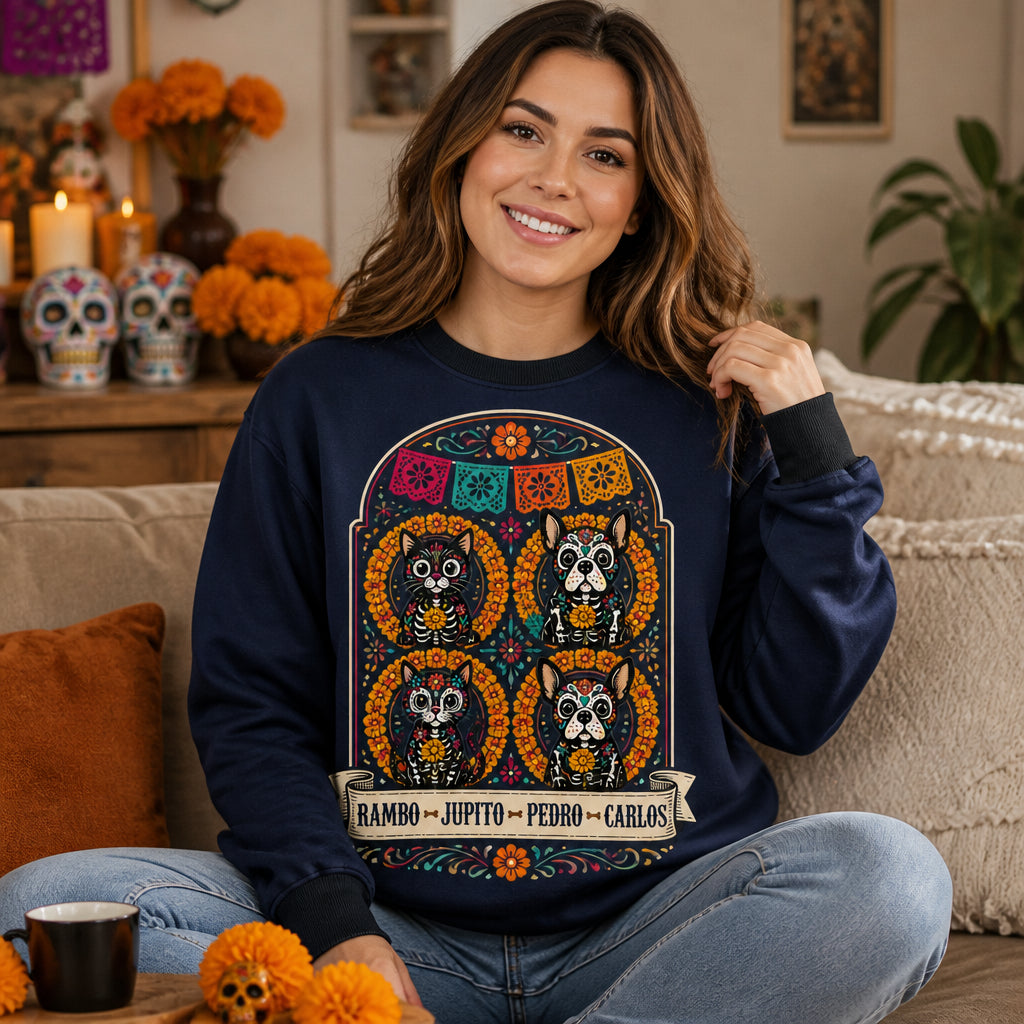 Sugar Skull Pets Crewneck Sweatshirt — Custom Pet Names - Personalized Sweatshirt f48bb933-51a4-49ac-a1c9-820a2838953f.jpg
