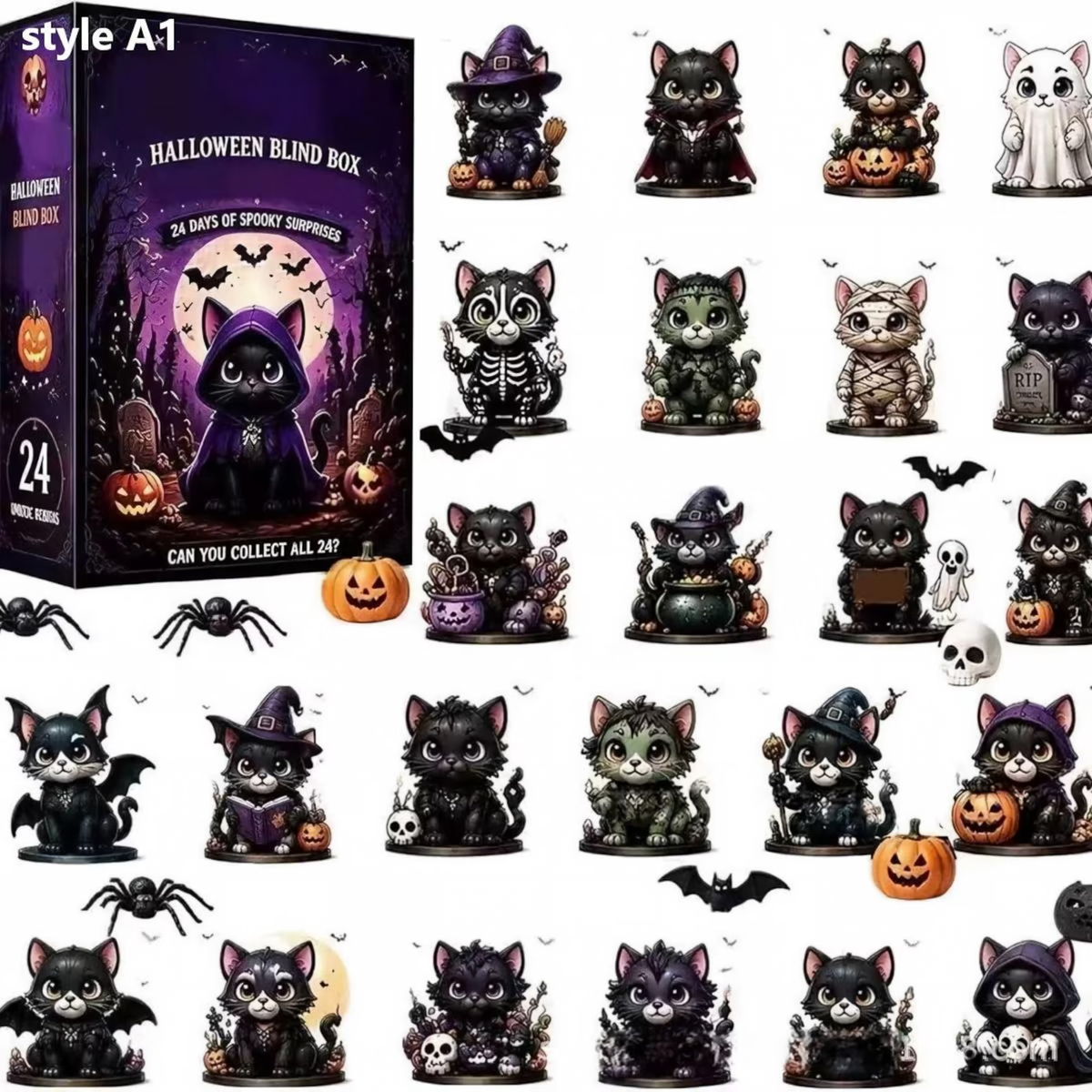 Halloween Advent Calendar 2026, 24 Day Ghost Blind Box, Spooky Cute Countdown Gift, Mini Collectible Hanging Ornaments, Multiple Box Styles f4a1d2f2-c42d-4df2-9df0-3fc7a36dca55-A1_converted.png