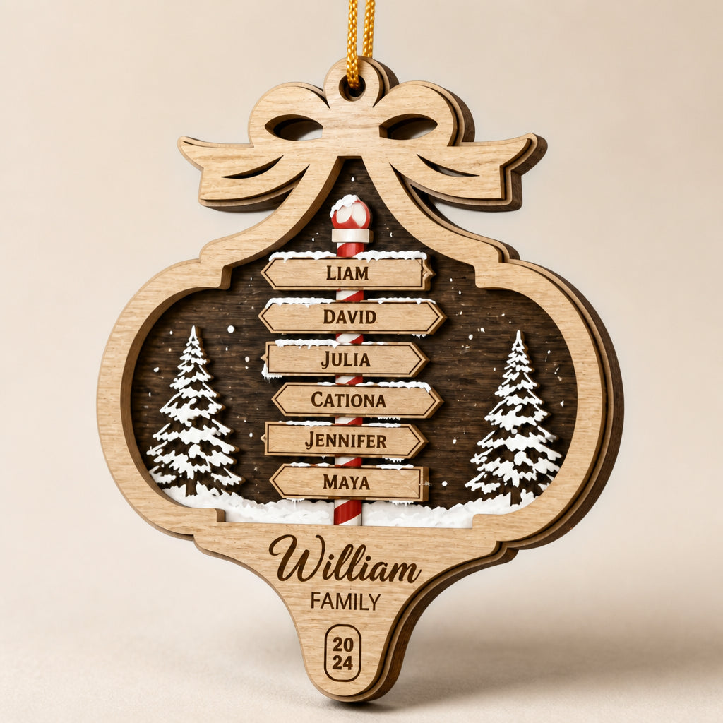 Personalized Family Wreath Names – 3‑Layered Wood Ornament - Personalized 3-Layered Wood Ornament f4c81ac6-3314-4782-946c-74fbcf52d67d.jpg