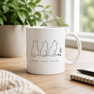 Minimalist Cat Lineup Names Mug - Personalized Mug f4e7056d-8bd0-437b-9ce9-f9291ba1cfe1.jpg