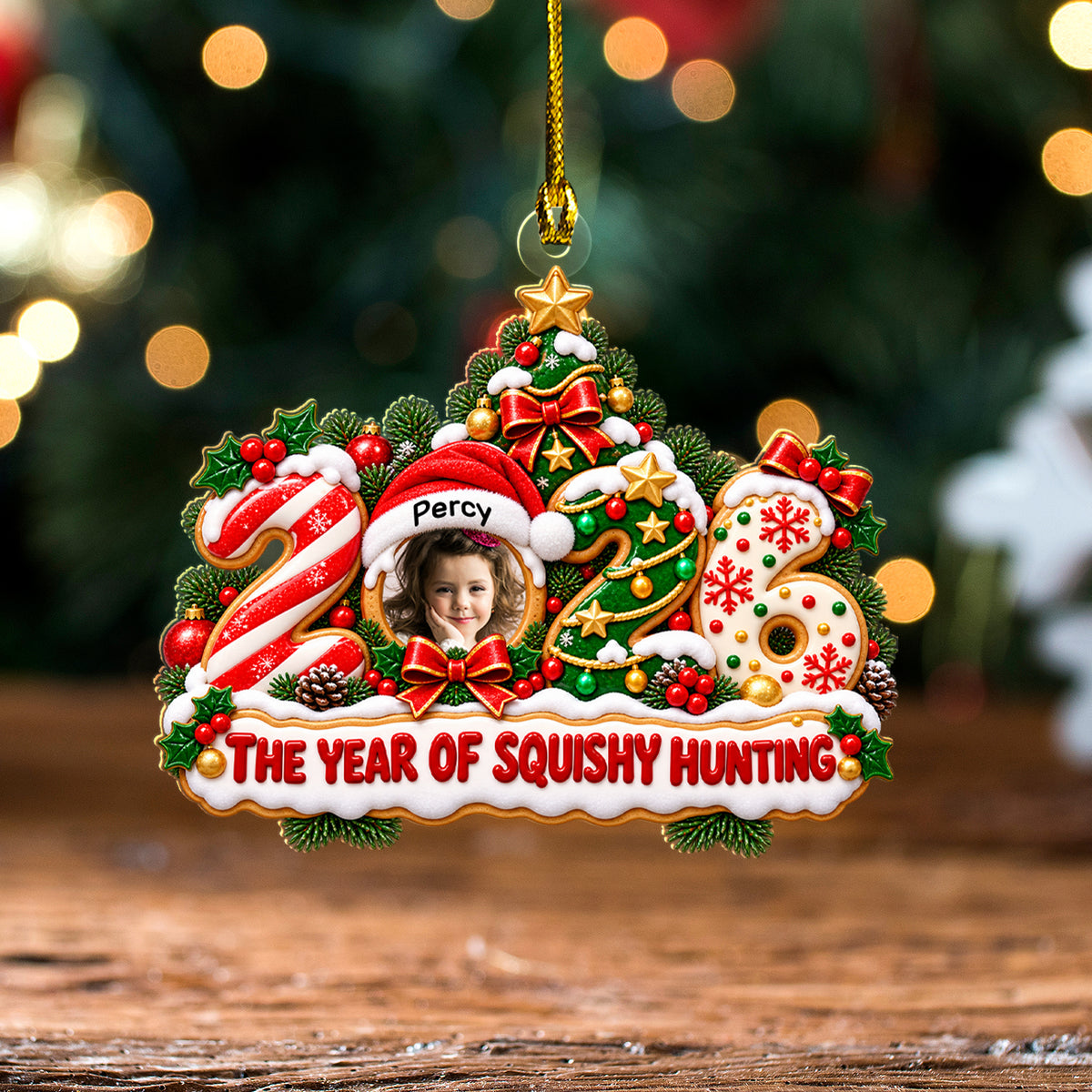 The Year Of Squishy Dumpling Hunting - Personalized Acrylic Ornament - Christmas Acrylic Ornament f4f81047-7e8b-4c68-b7db-e64a2c8eebf4-1.jpg