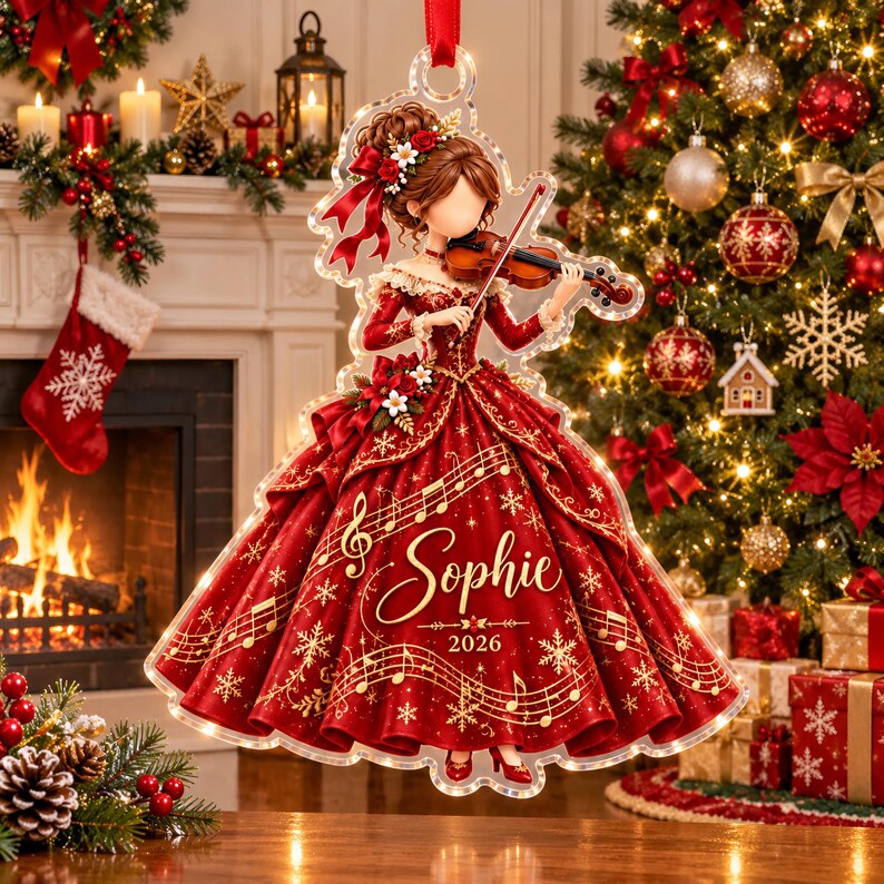 Personalized Violin Player Christmas Acrylic Ornament: Custom Name Red Dress Musician Keepsake f4fb8c14-2fbd-43e3-bb5c-dd524d4f89a3-gffg-1-.jpg