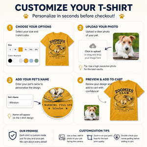 Zoomies Club Personalized Dog Cartoon Tee - Personalized T-shirt f52674f9-7664-4423-ac8a-4b91c2d797d1.jpg