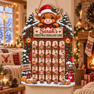 Personalized Highland Cow Wooden Advent Calendar: Custom Name, Hanging Ornaments f52a3279-a4f8-476c-bdc3-181100c6f717-il_fullxfull.8551074261_klxp.jpg