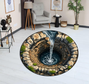 3D Stone Pit Hole Round Rug Optical Illusion Carpet Pool Hole Floor Mat Funny Novelty Rug Indoor Doorway Living Room Decor,printed rug f52b4926-d107-4d10-8a6e-4121f676dc27-2.jpg