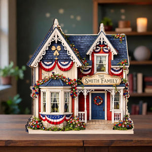 Personalized America 250th Anniversary House Wooden Block, 1776 2026 Patriotic USA Flag Shelf Decor, Custom Family Name House Sign f539eaa1-be6c-494a-ab5a-dcb9f23f2de4-1.jpg