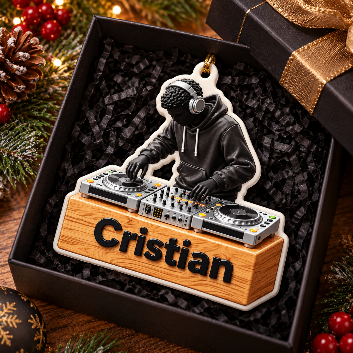 Personalized DJ Desk - 3D Real Raised Ornament f54d2283-da67-4742-89d4-176c25f59b97-chatgpt-1-.png