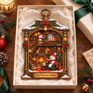 Snowman Library Lantern Wooden Block, Cozy Winter Christmas Decor, Book Lover Shelf Sign, Reading Lover Gift, Bookish Christmas Gift f562b1ef-5d47-4089-adb7-e5d4814b8b11-Cozy-Christmas-library-gift-box-4.png