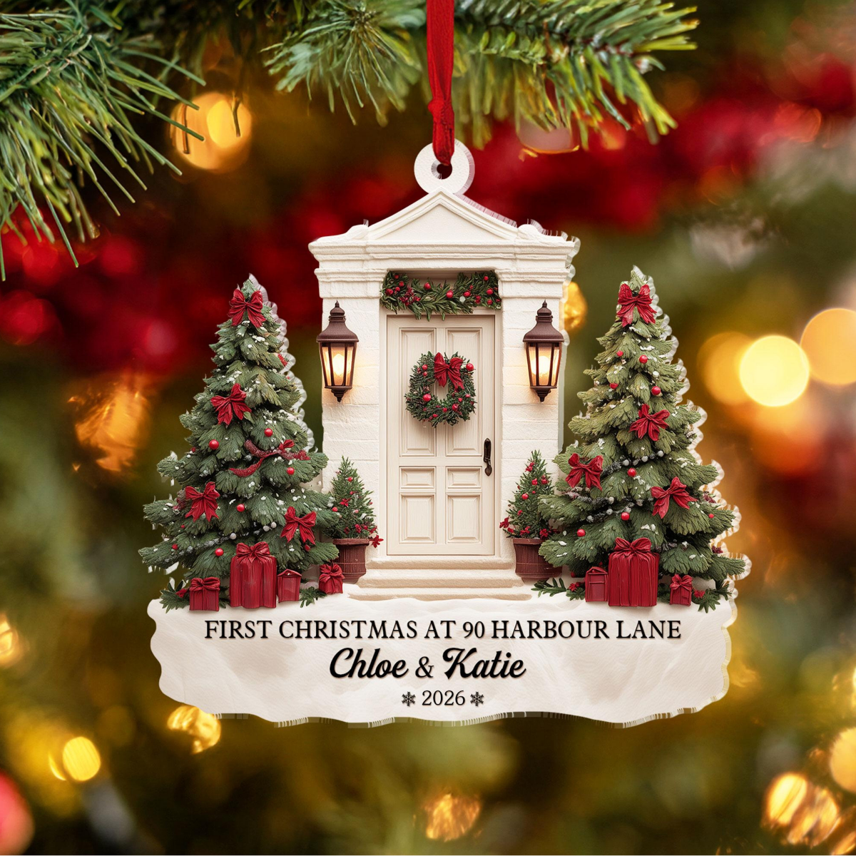 Personalized New Home Christmas Ornament, Our First Christmas in Our New Home, Address Ornament, First Home Ornament, New Home Keepsake f577822d-47d6-4df8-9aa5-c6fde1730f6d-5.png