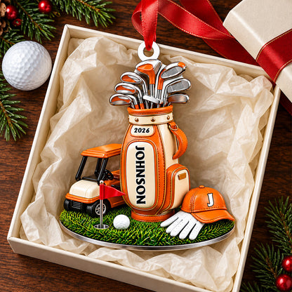 Personalized Golf Bag Christmas Ornament, 3D Relief Golfer Keepsake, Golf Lover Gift for Dad, Holiday Tree Decor f590e968-d5fb-4695-8dc0-dc31cbdc59d0-2.jpg