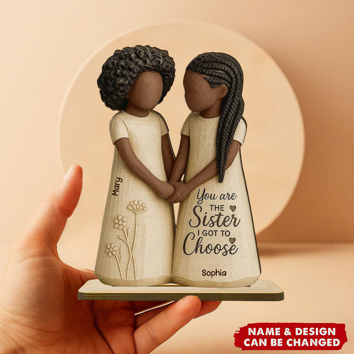 African American Besties You Are The Sister Personalized Standing Wooden Plaque f594e55c-9d28-49bc-b445-310eb6050199-banner-3.jpg