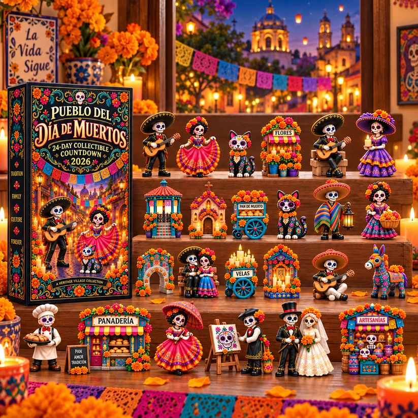 Pueblo del Día de Muertos 2026 – 24-Day Day of the Dead Collectible Countdown Calendar with 24 Unique Miniatures f5a6193b-6444-4861-8098-924596401512-t-i-xu-ng-10-.png