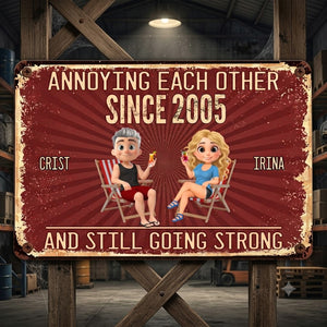 Everlasting Love - Personalized Custom Metal Sign