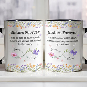 Sisters Forever Infinity Coffee Mug, Custom Gift For Sister And Besties f5b97910-520a-4978-a84f-5917ddb61646-3.jpg