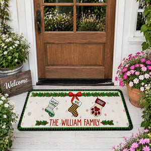 Custom First Christmas In New Home Runner Rug, Personalized Family Name Floor Mat, Holiday Hallway Decor Entryway Mat f5de49d4-00b5-4364-8796-95e23caa7b11-vcbcv-3-.webp