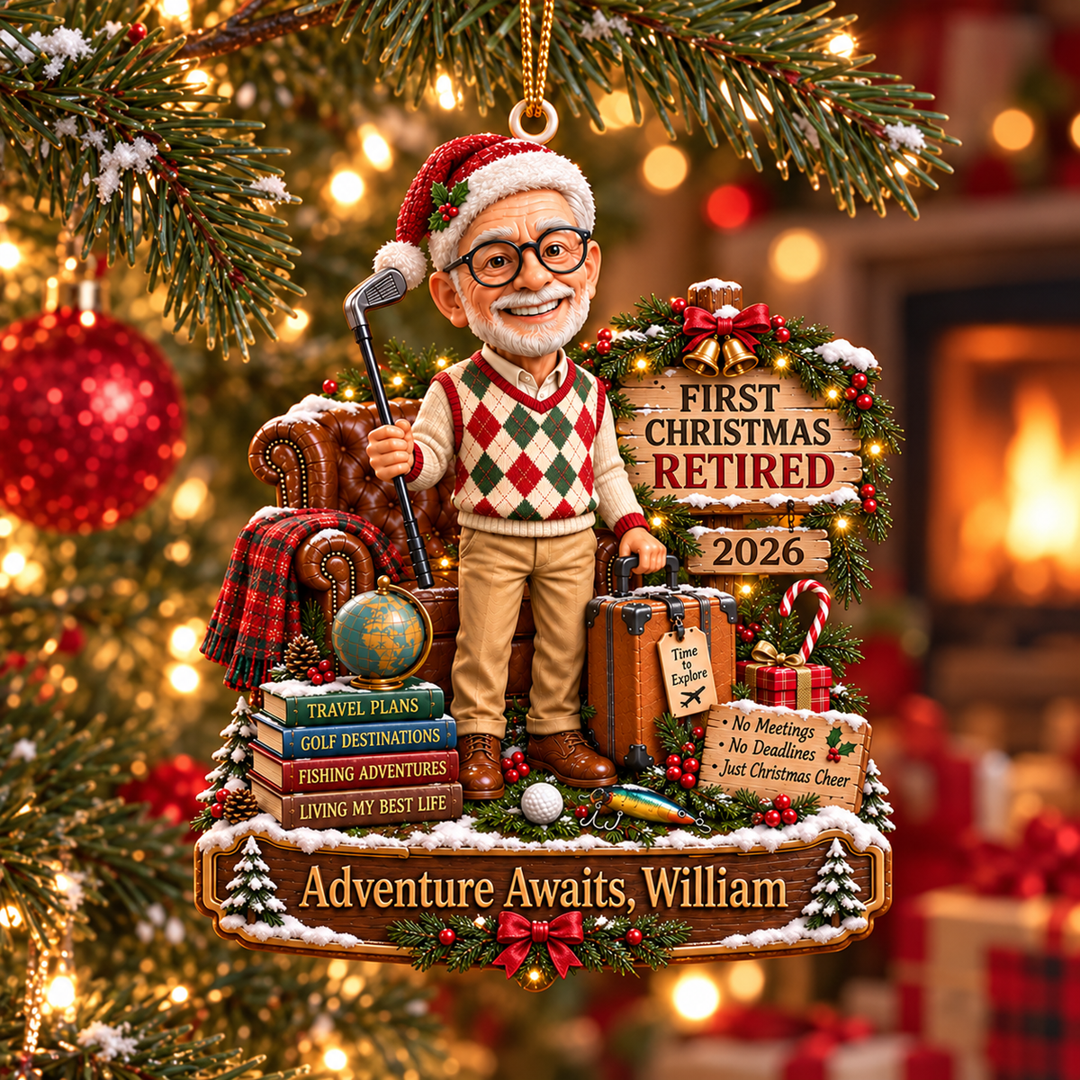 Personalized Retirement Christmas Ornament 2026, Custom Photo & Name First Christmas Retired Ornament, Adventure Awaits Retirement Gift for Men, Dad, Grandpa, Golfer & Traveler f5f0d50a-4f08-4ed8-b1f0-79b087b7ac0b-Image-Sep-18-2026-11_26_58-AM-1-.png