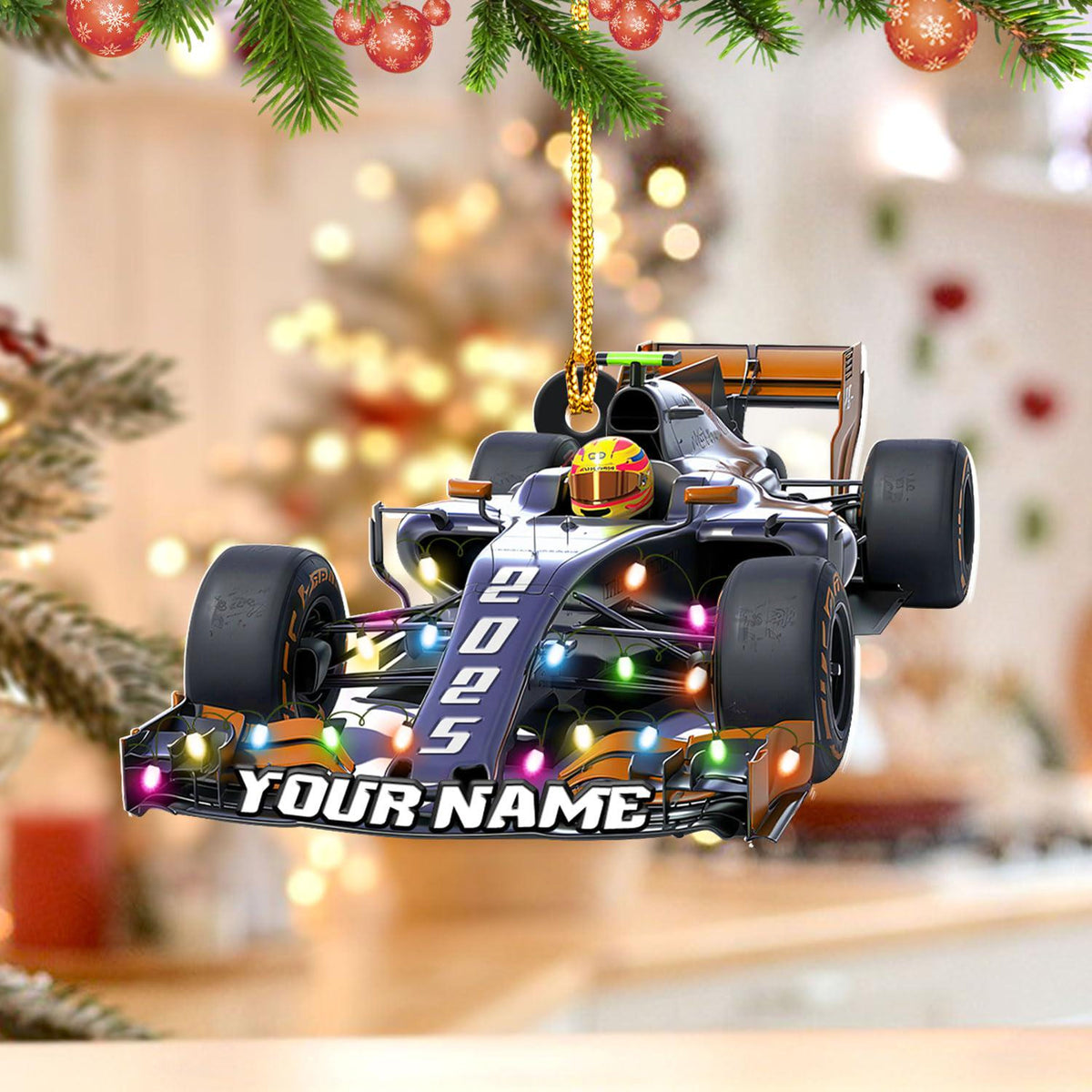 Personalized Race Car Christmas Ornament 2026, Race Car Christmas, Race Car Ornament, Race Car Tree Hanging Decor, Gift For Race Car Lovers f6090d95-6621-4f8c-9a50-8b0f25036586-6.jpg