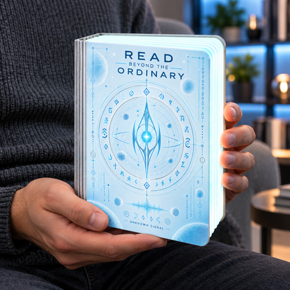 Alien Code Folding Book Lamp – Ice Blue Sci-Fi Design, Gift for Book Lovers f60bef46-36cd-4df2-9dd1-6bdabe7ddc8b--n-s-ch-xanh-b-ng-trong-tay-2.png